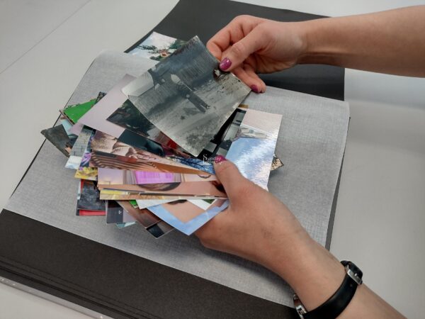 wywoływanie zdjęć, robienie albumu układanie zdjęć