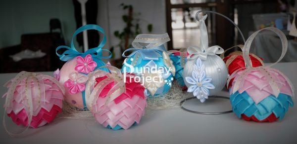 bombki kanzashi bombki kanzashi