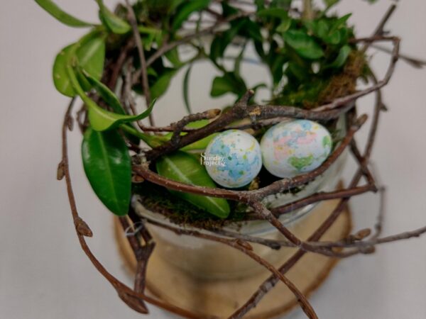 dekoracja wiosna wazon stroik dekoracja wiosenna wazon