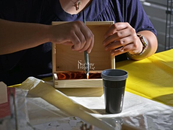 Malowanie pudełka rękodzieło malowanie pudełka rękodzieło