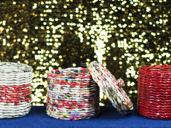 koszyczki z papierowej wikliny koszyczki z papierowej wikliny