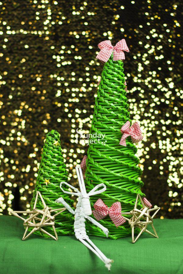 03 obraz do pobrania choinka z papierowej wikliny choinka z papierowej wikliny