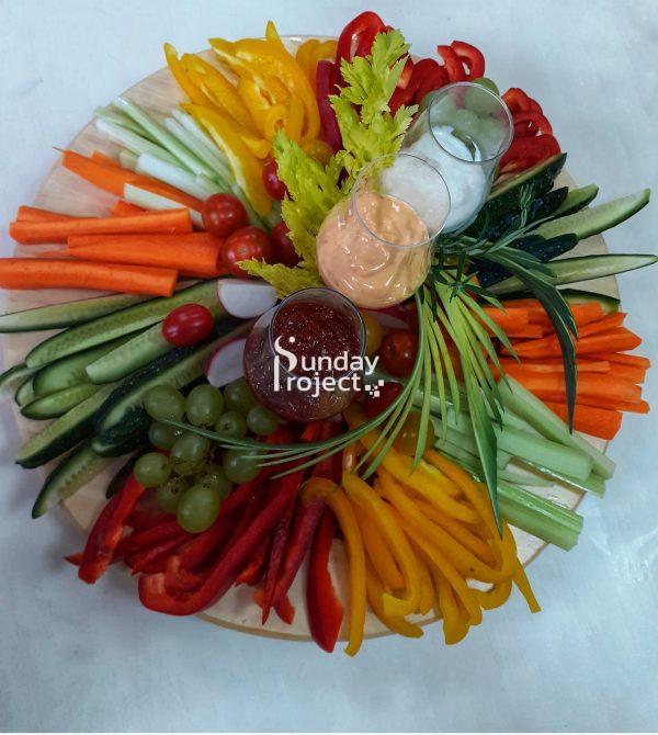 05 warzywa i owoce talerz talerz owoców i warzyw