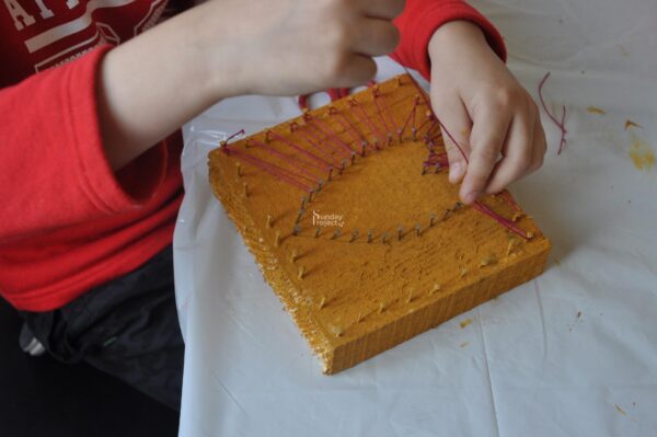 warsztaty plastyczne Warsztaty plastyczne - obrazki ze sznurka