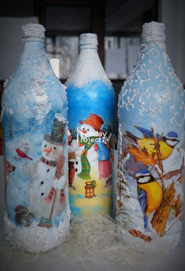 zimowe butelki