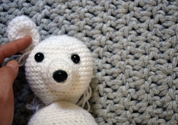 miś zrobiony na szydelku miś szydełko