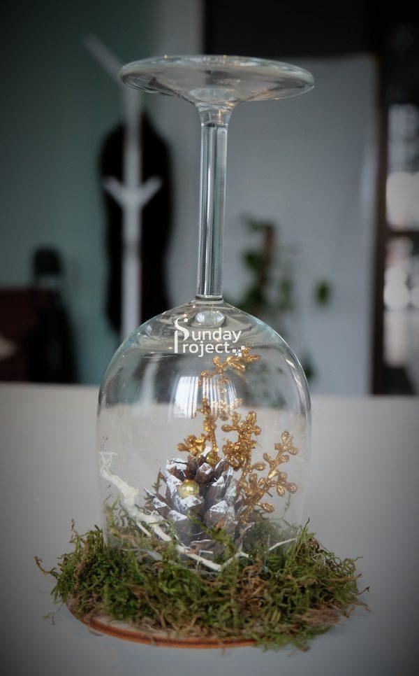 stroik z kieliszka stroik z kieliszka Boże narodzenie