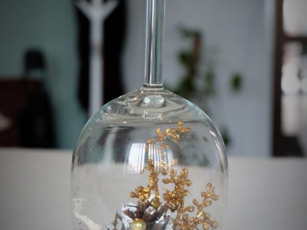 stroik z kieliszka stroik z kieliszka Boże narodzenie