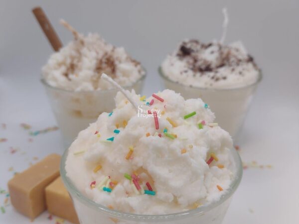 świeczki hand made świece sojowe, świece jak desery