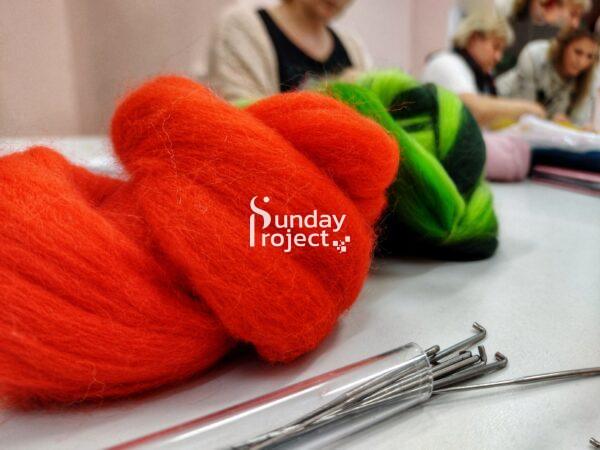 wełna czesankowa Wełna czesankowa filcowanie