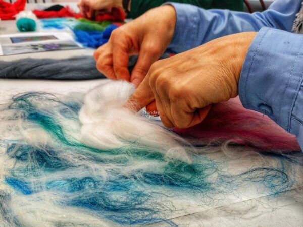 warsztaty filc wełna czesankowa filc