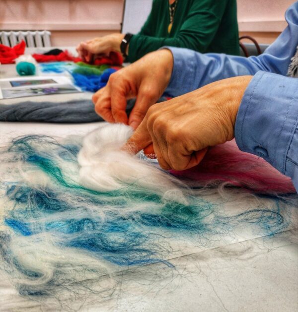 warsztaty filc wełna czesankowa filc