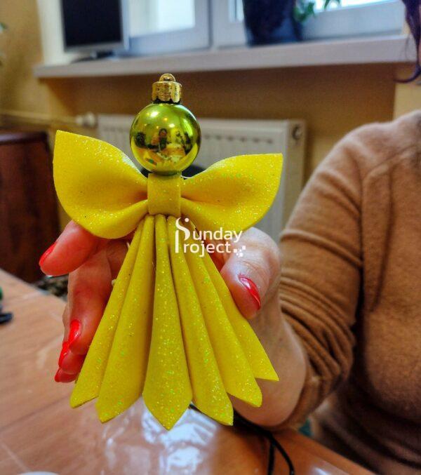 ozdoba choinkowa aniołek Aniołek ozdoba choinkowa