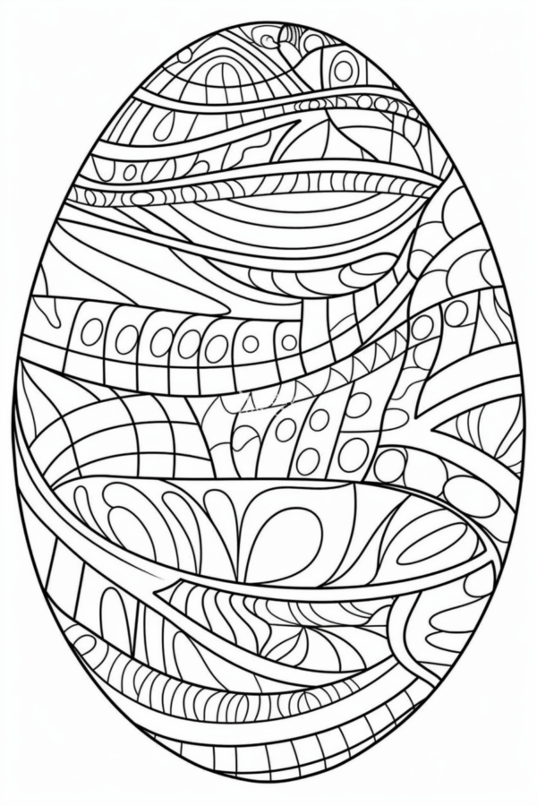 08 Mk2 Pisanka kolorowanki kolorowanka do pobrania duża pisanka