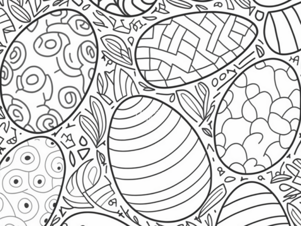 10 Mk2 Pisanki kolorowanka Kolorowanka wielkanocna, pisanki