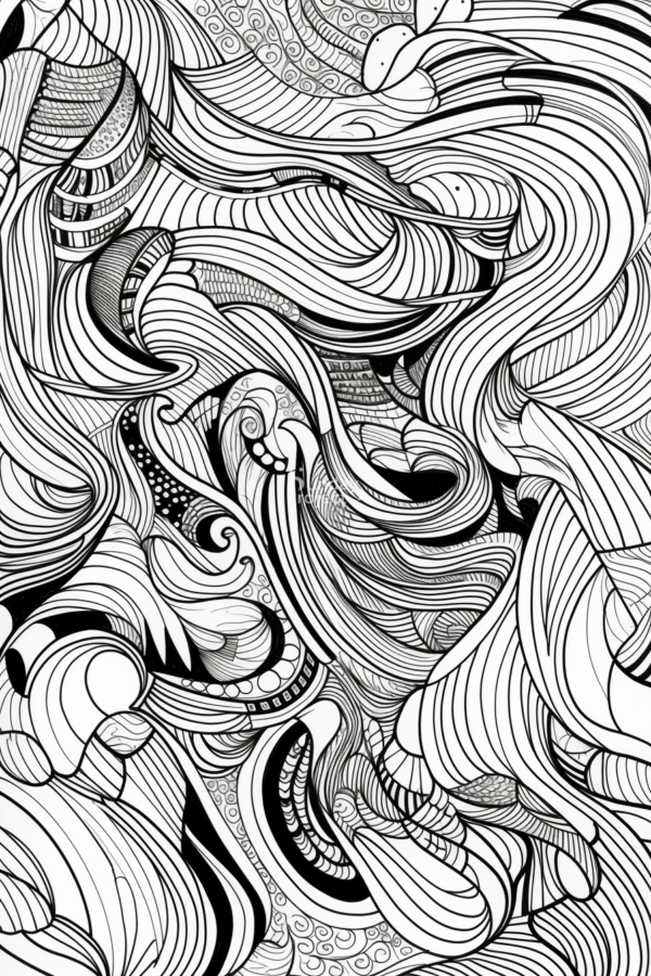 kolorowanka abstrakcja kolorowanka dla dorosłych do pobrania abstrakcja