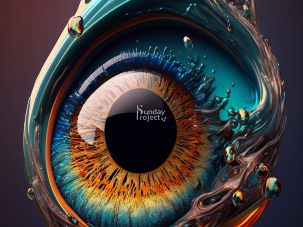 8cm M2 Oko - iluzja 3d grafika do pobrania fantastyka grafika do pobrania oko 3D science fiction papier elektroniczny