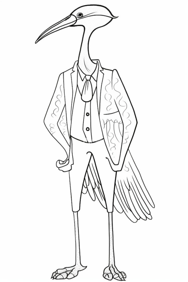 kolorowanka bocian kolorowanka do pobrania bocian