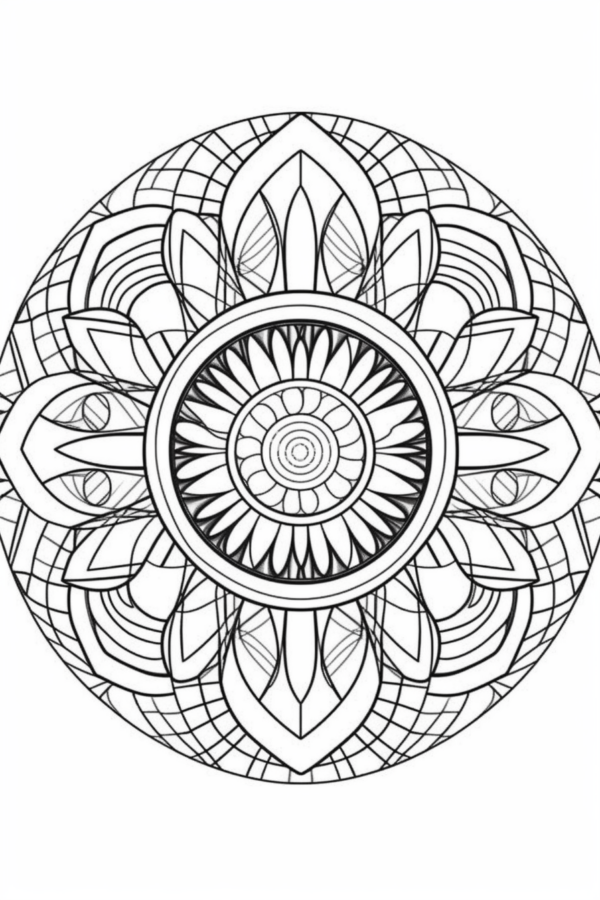 kolorowanka mandala kolorowanka do pobrania mandala