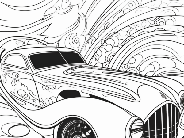 kolorowanka szczegółowa auto kolorowanka do pobrania auto
