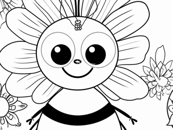 kolorowanka dla dzieci pszczółka kolorowanka do pobrania pszczołka, pszczoła dzień pszczoły