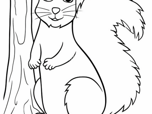 kolorowanka wiewiórka do pobrania zwierzęta kolorowanka dla dzieci do pobrania jesień zwierzaki wiewiórka