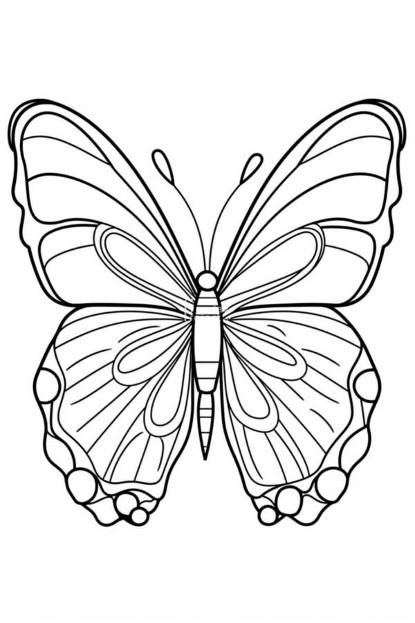 motyl kolorowanka dla dzieci owady zwierzęta kolorowanka dla dzieci do pobrania motyl