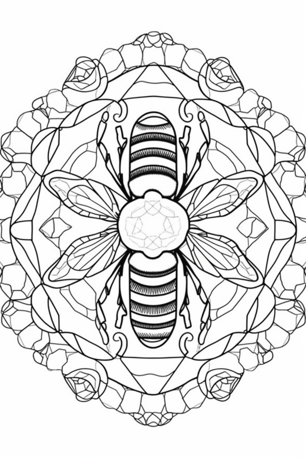 owad kolorowanka kolorowanka mucha owad do pobrania