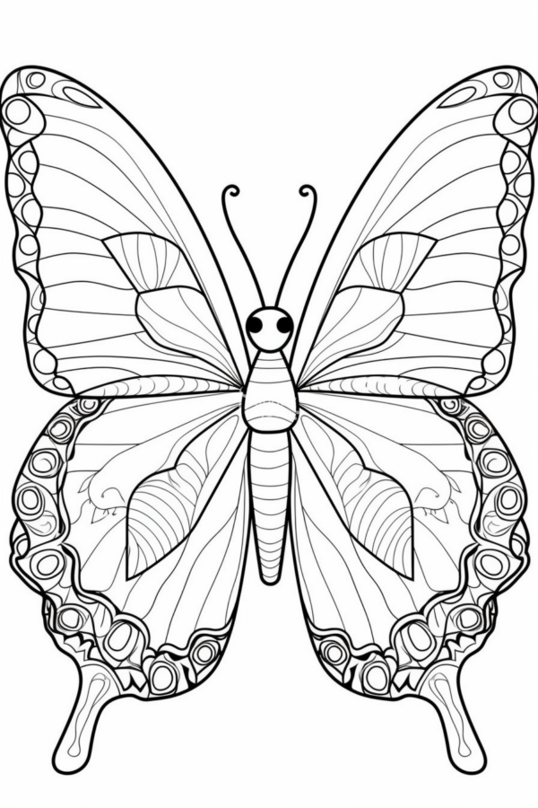 motyl kolorowanka do pobrania dla dzieci owady zwierzaki kolorowanka motyl owady zwierzęta