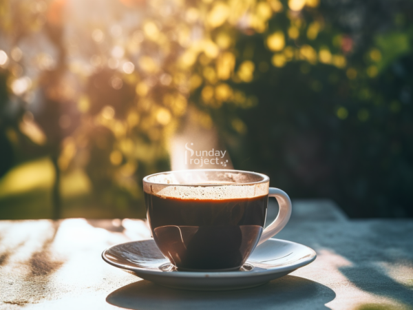 kawa w ogrodzie grafika do pobrania kawa w ogrodzie, transfer do wydruku, papier elektroniczny kawa