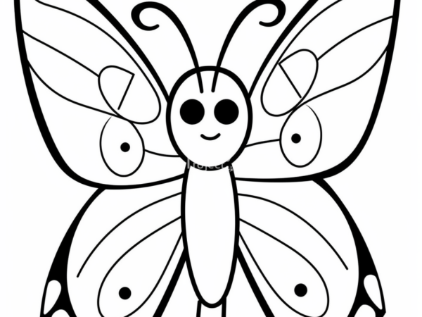 kolorowanka do pobrania motyl motylek