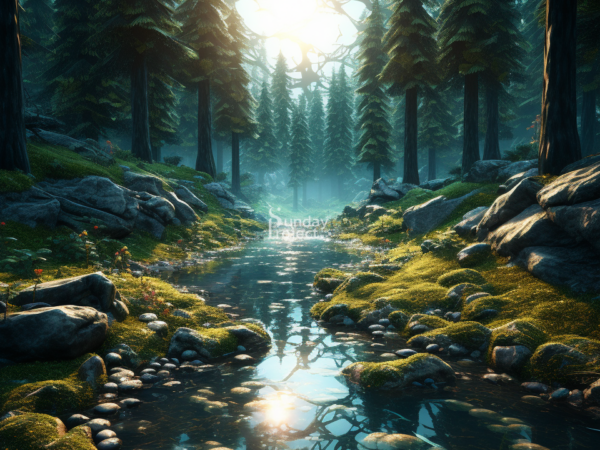 62cm las bajkowy grafika do pobrania piękny las