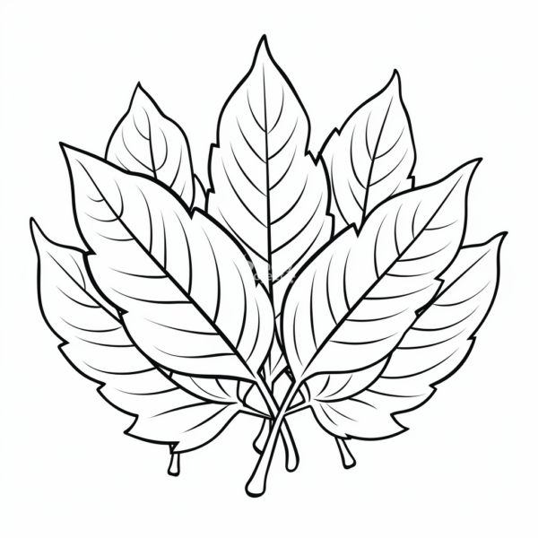 6k liście kolorowanka jesień kolorowanka do pobrania jesień liście