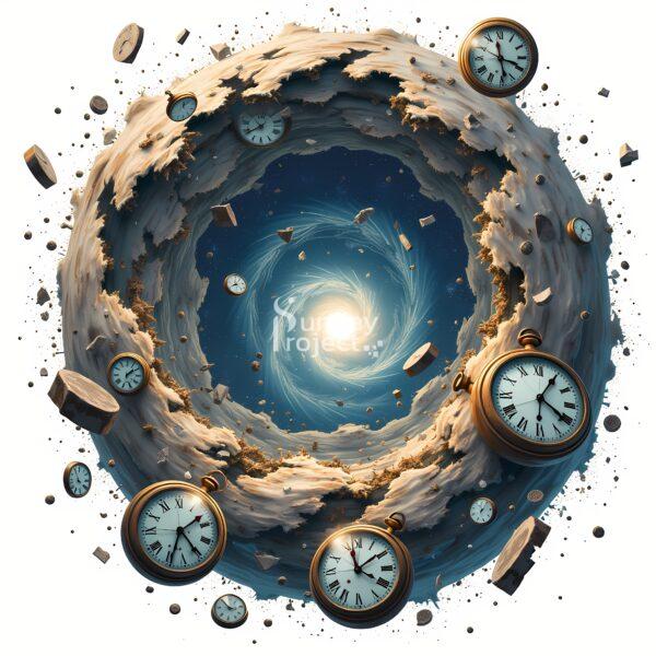 grafika zegary grafika do pobrania czarna dziura, science fiction, uciekający czas, zegary