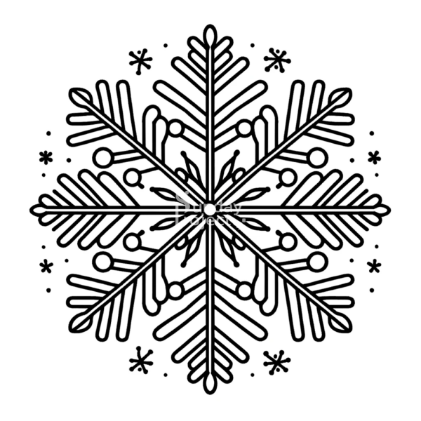 gwiazdka zimowa kolorowanka zimowa szablon gwiazdka