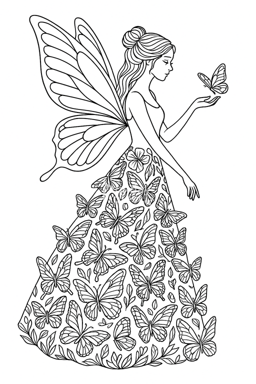kolorowanka dla dziewczynki do pobrania