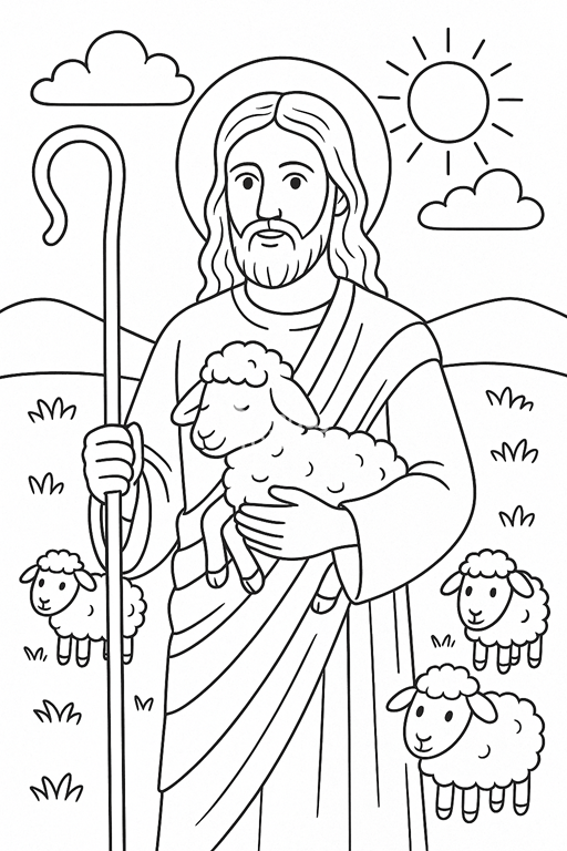 kolorowanka dla dzieci do pobrania na za darmo religia