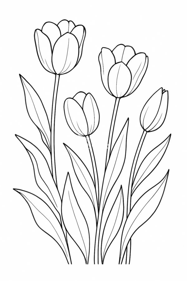 darmowa kolorowanka do wydruku na dzien mamy wiosna