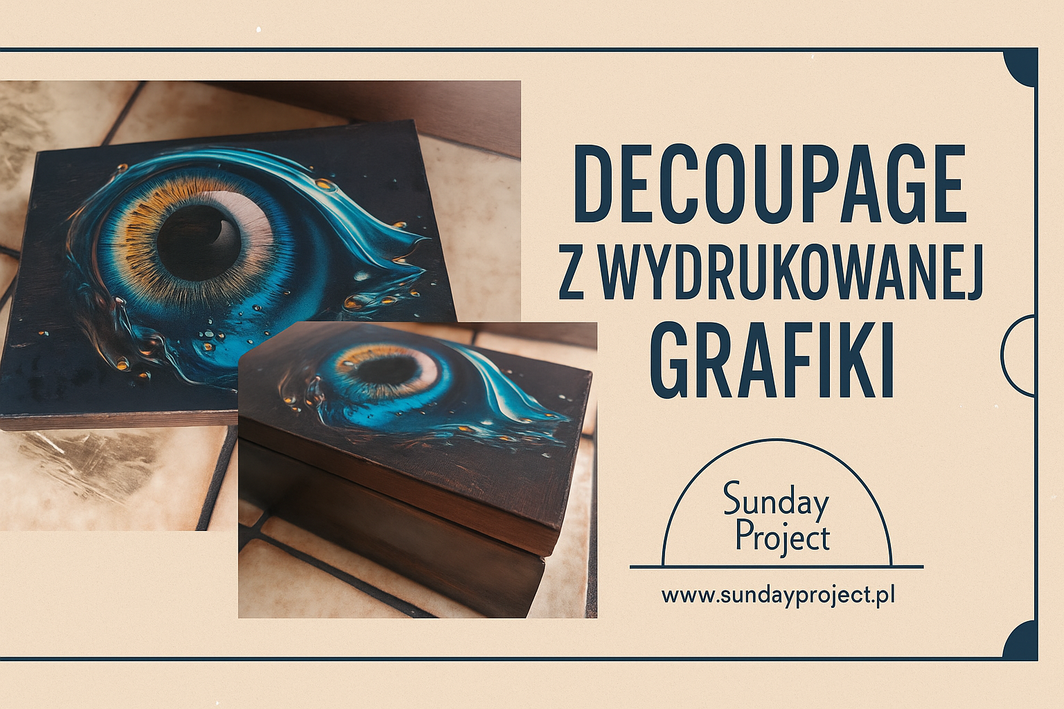 jak zrobić decoupage z wydruku