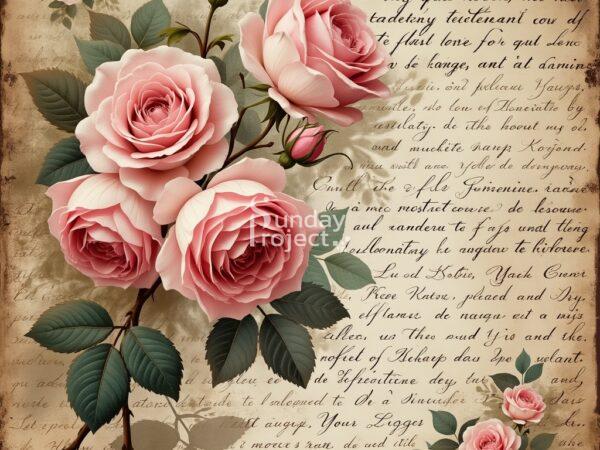 Papier elektroniczny grafika do decoupage