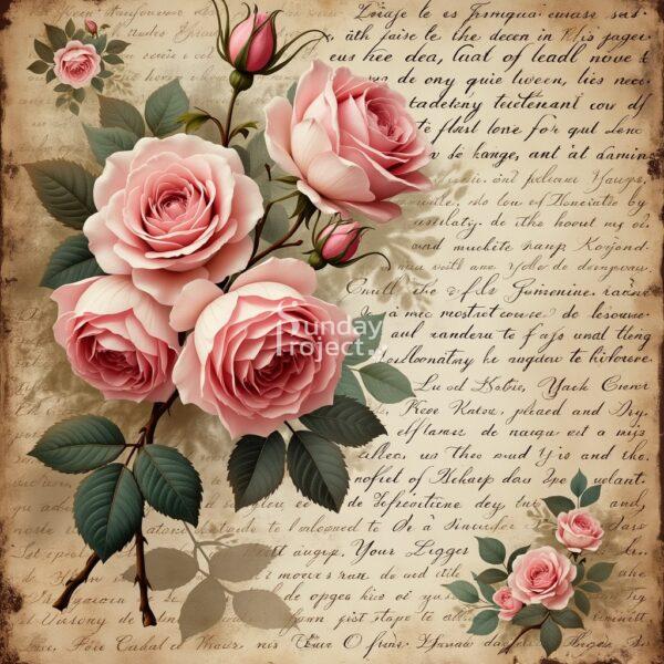 Papier elektroniczny grafika do decoupage