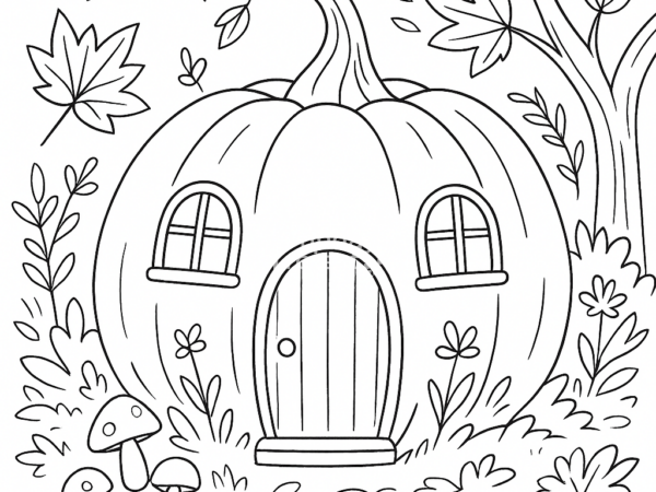 dynia jesień kolorowanka jesienna kolorowanka jesienna dynia las