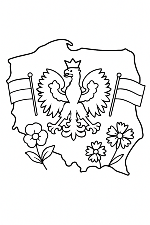 kolorowanka do pobrania Pollska