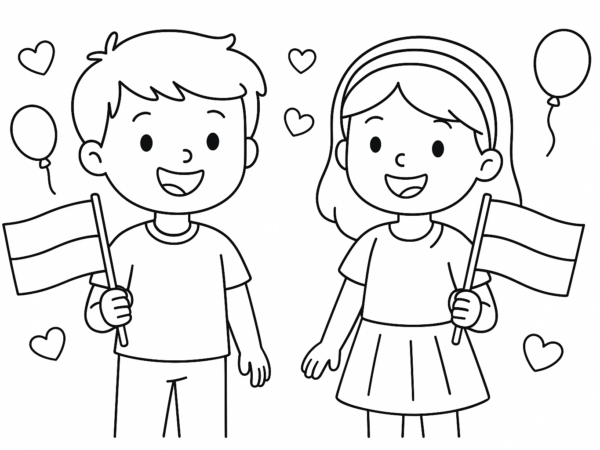 kolorowanka do pobrania święto niepodległości