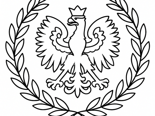 kolorowanka dla dzieci godło polski