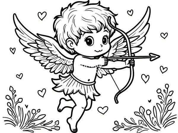 kolorowanka dla dzieci walentynki