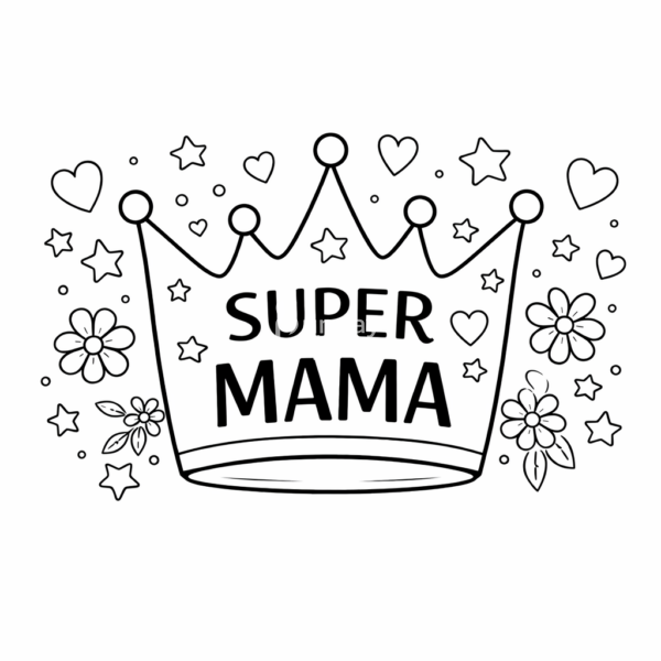 kolorowanka na dzien mamy